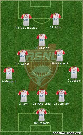 A.S. Nancy Lorraine Formation 2013