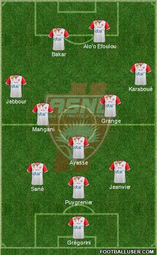 A.S. Nancy Lorraine Formation 2013