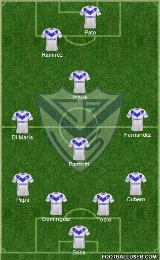 Vélez Sarsfield Formation 2013