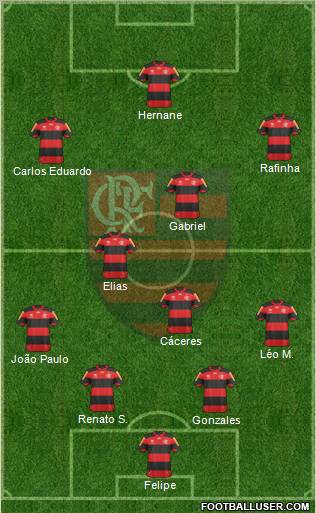 CR Flamengo Formation 2013