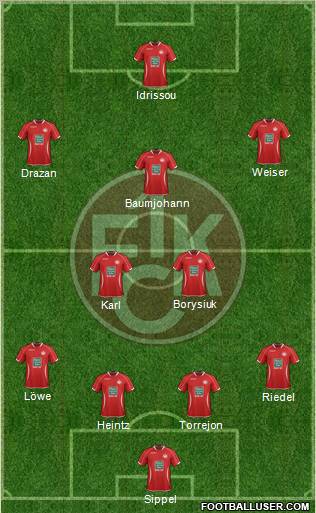 1.FC Kaiserslautern Formation 2013