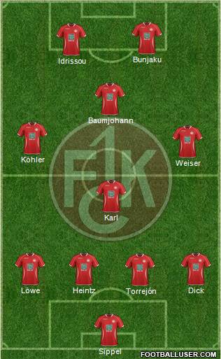 1.FC Kaiserslautern Formation 2013