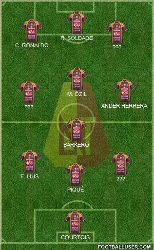 CC Deportes Tolima Formation 2013