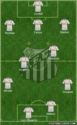 Santos FC Formation 2013