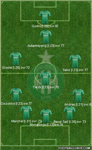 A.S. Saint-Etienne Formation 2013