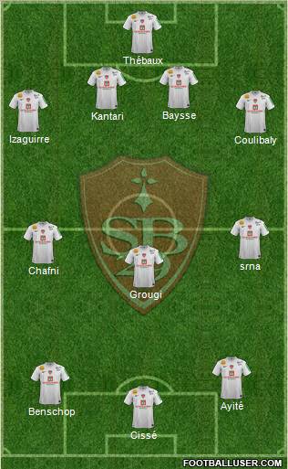 Stade Brestois 29 Formation 2013