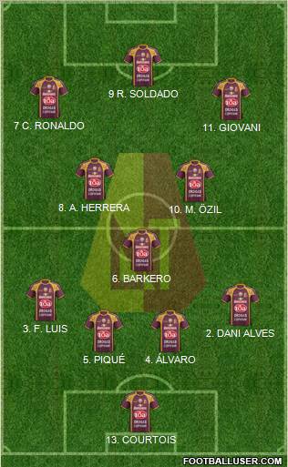 CC Deportes Tolima Formation 2013