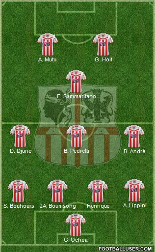 Athletic Club Ajaccien Football Formation 2013