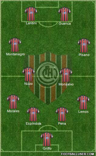 Chacarita Juniors Formation 2013