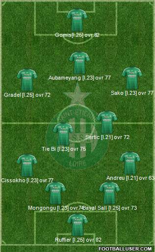 A.S. Saint-Etienne Formation 2013