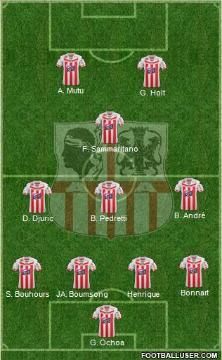 Athletic Club Ajaccien Football Formation 2013