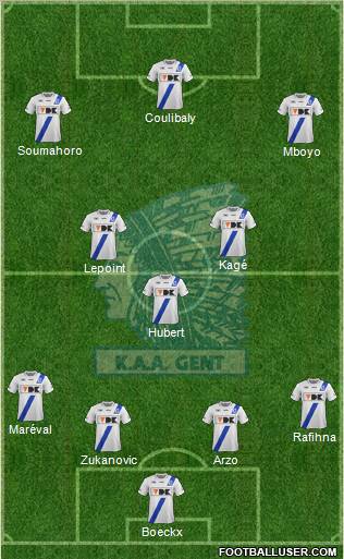 KAA Gent Formation 2013