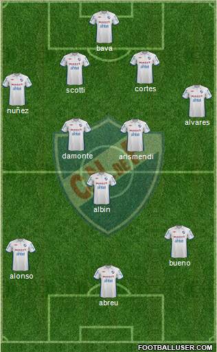 Club Nacional de Football Formation 2013