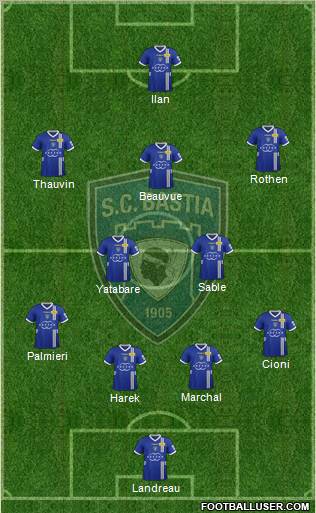 Sporting Club Bastia Formation 2013