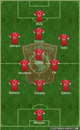 FC Twente Formation 2013