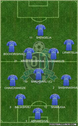 Dinamo Tbilisi Formation 2013