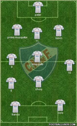 Club Nacional de Football Formation 2013