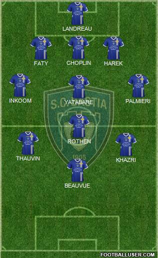 Sporting Club Bastia Formation 2013