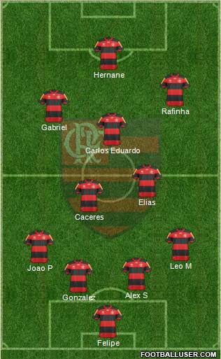 CR Flamengo Formation 2013