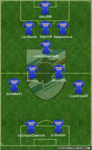 Sampdoria Formation 2013