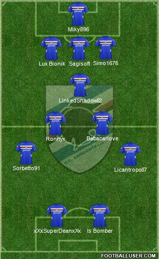 Sampdoria Formation 2013