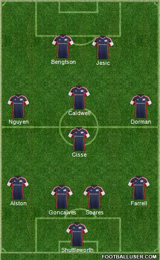 New England Revolution Formation 2013