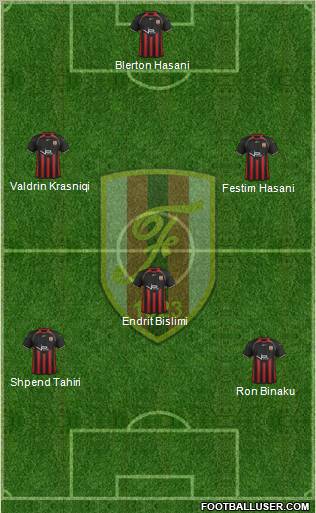 KS Flamurtari Vlorë Formation 2013