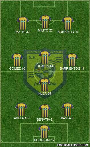 Juve Stabia Formation 2013