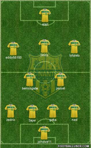 FC Nantes Formation 2013