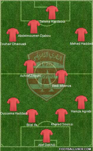 Club Africain Tunis Formation 2013