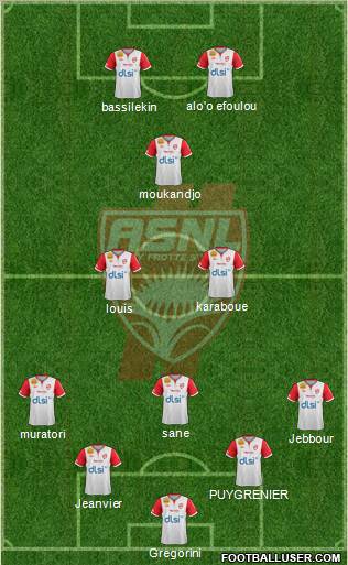 A.S. Nancy Lorraine Formation 2013