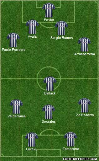 West Bromwich Albion Formation 2013