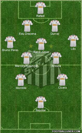 Santos FC Formation 2013