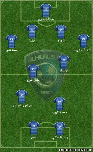 Al-Hilal (KSA) Formation 2013