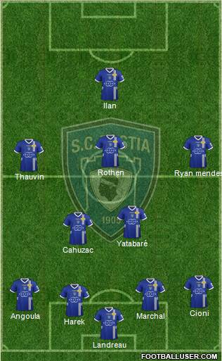 Sporting Club Bastia Formation 2013