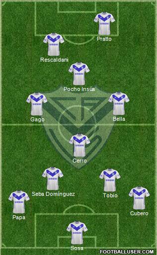 Vélez Sarsfield Formation 2013