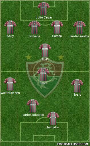 Fluminense FC Formation 2013