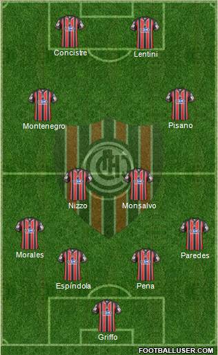 Chacarita Juniors Formation 2013