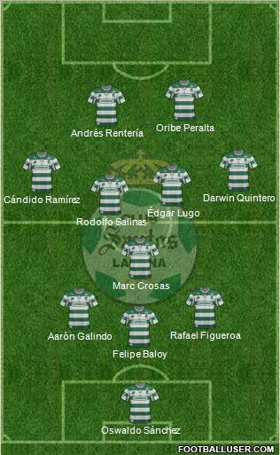 Club Deportivo Santos Laguna Formation 2013