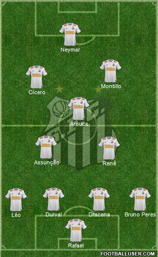 Santos FC Formation 2013