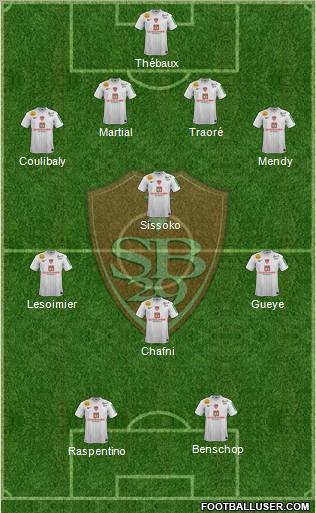 Stade Brestois 29 Formation 2013