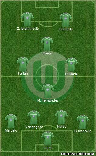 VfL Wolfsburg Formation 2013