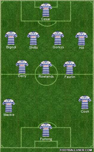 Queens Park Rangers Formation 2013