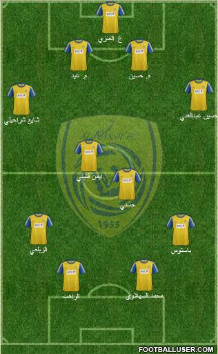 Al-Nassr (KSA) Formation 2013