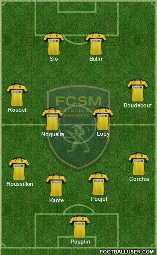 FC Sochaux-Montbéliard Formation 2013