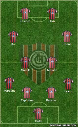 Chacarita Juniors Formation 2013