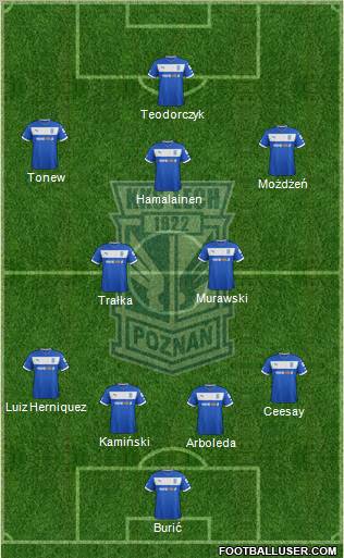 Lech Poznan Formation 2013