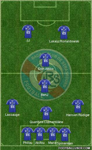 Racing Club de Strasbourg-Football Formation 2013