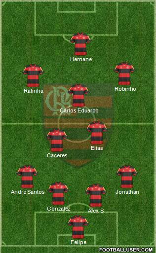 CR Flamengo Formation 2013