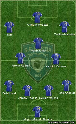 Sporting Club Bastia Formation 2013